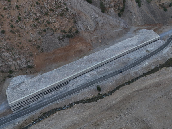 Construction of Avalanche Tunnels at Various Sections of the Van-Çatak Provincial Road, 65-50 KK<br><br><br>