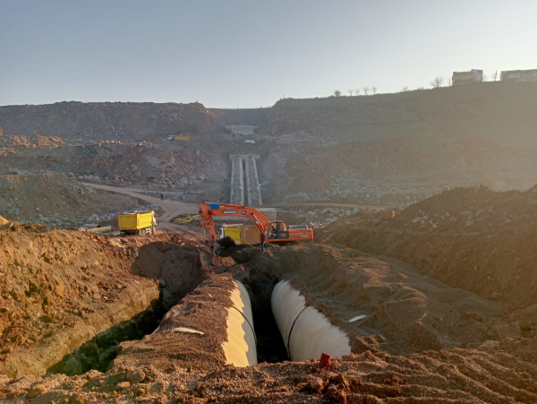 Kralkızı-Dicle Main Canal Protection Structures Construction and Activation of the Main Canal<br><br><br>